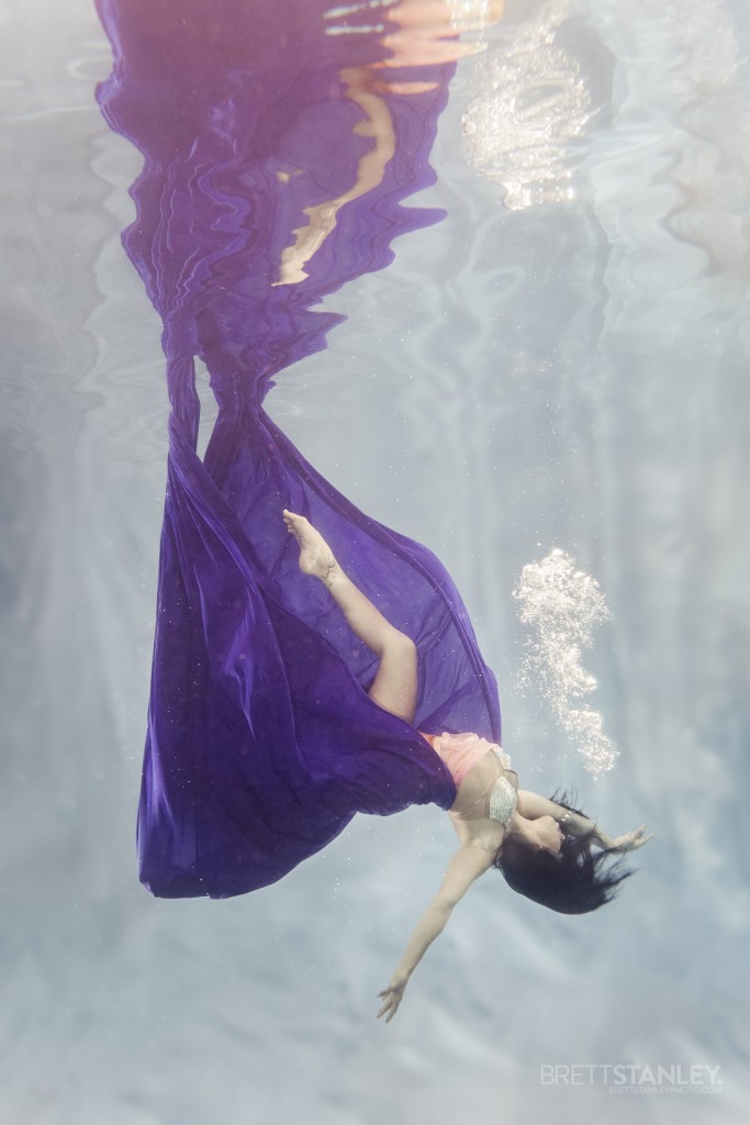 Aerial Silks Underwater