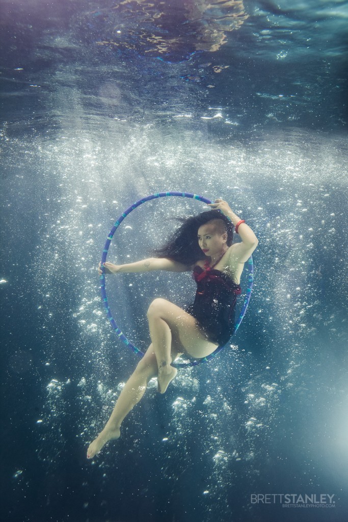 Aerial Hoop Underwater