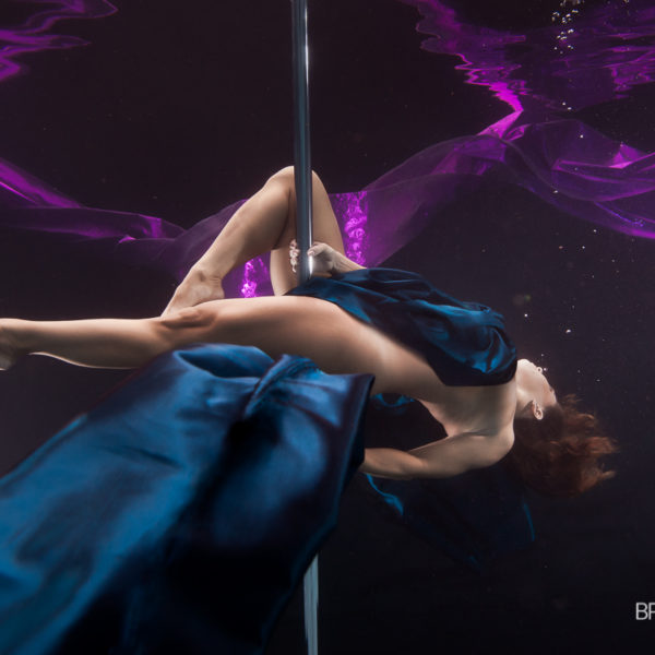 pole dance underwater