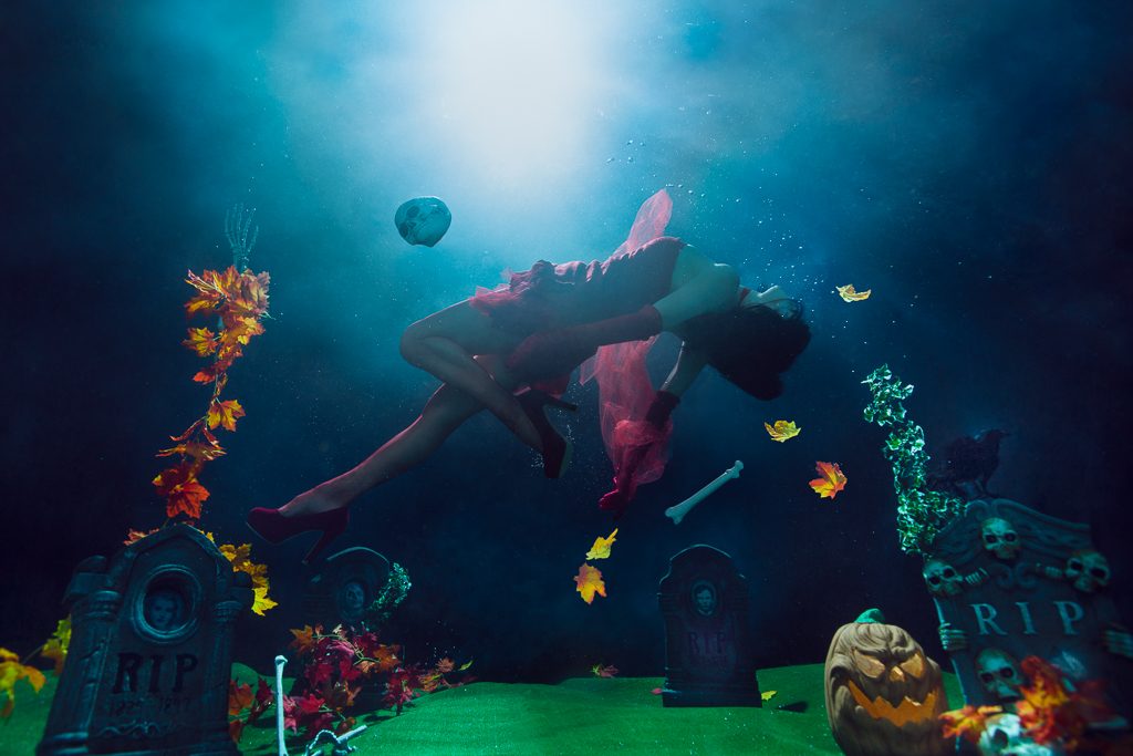 Halloween Underwater Photoshoot