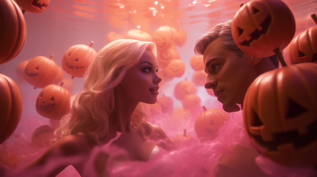 Ai Generated Underwater Barbie Image